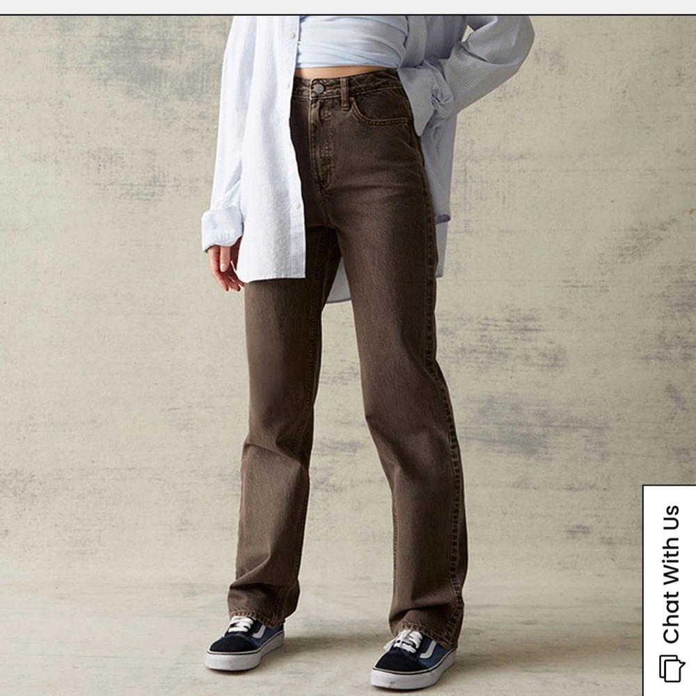 Pacsun Brown Boyfriend 90’s jeans,like new worn once just barely reach for them!